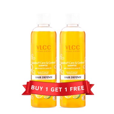 VLCC Dandruff Care and Control Shampoo, 350ml with Lemon &amp; Orange oil