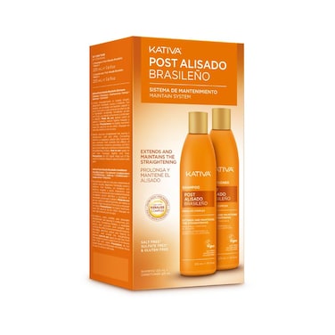 Kativa Tech Post Relaxer Kit X 2 Units (Shampoo + Conditioner 250 Ml Ml) by KATIVA