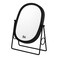 JOYOEIKON Classic Dual Sided 5X and 1X Magnifying Makeup Mirror and Tabletop Standing 360&deg; Rotation Vanity Mirror,Desktop Cosmetic Mirror (Matt Black)