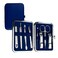 TS-343X Nail Care Set - 8 Essential Tools, Made in Korea, 50 Years Heritage (Blue)