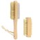 Wooden Nail Brush Set: Featuring a Floating Stone Brush (Shower Toe Nail Brush) and Fingernail Care Brushes. Perfect for Hand, Foot &amp; Nail Cleaning, as Well as Ankle Exfoliation.