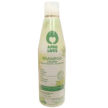 Afro Love Shampoo 16oz &ndash; Sulfate-Free, Moisturizing &amp; Curl-Defining Shampoo for Natural, Curly, and Coily Hair &ndash; Hydrating Formula with Coconut &amp; Aloe Vera &ndash; Gentle Cleanser for Dry &amp; Damaged Hair