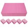 80/80 Grit Nail Buffers (50 Pack), Mini Nail Buffer Block Nail Files for Acrylic Nails and Natural Nails, Coarse Nail Buffer Blocks Bulk Buffing for Nail Buff Professional Manicure File Set Pink