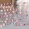 5D Nail Art Stickers Kawaii Self-Adhesive Anime Nail Stickers for Nails Art Design for Women Girls, 2 Sheets Cute Cartoon Nail Art Supplies(Melo)