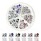 36PCS Kawaii Nail Art Charms Bling Kitty 3D Cute Metal Rhinestone Crystals Making Ornament Nail Decoration Accessories for DIY