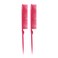 Allegro Combs 60 Parting Three Row Combs Salon Hairstylist Hairdresser Detangle Combs For Natural Hair And Wigs For Curly Hair Made In The Usa 2 Pcs. (Pink)