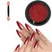 Allstarry Solid Chrome Nail Powder Magic Metallic Mirror Effect Mirror Glitter Glazed Manicure Decoration Reflective Pigment for Gel Polish Nail Art Decoration Resin Craft, Festivals-Red