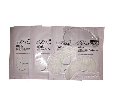 Alluring Eyelash Extensions Wink Collagen Anti-wrinkle Eye Pads Patches (Wink Me) QTY 25 pairs