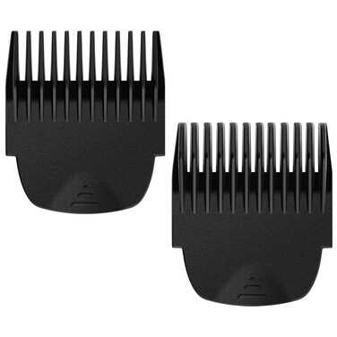 2 Pack Clipper Guards Combs Fit for Manscaped The Lawn Mower 4.0 Groin Hair Trimmer, 4-Length (1/8&rdquo;-1/2&rdquo;) Adjustable Cutting Guides for Manscaped 4.0 Replacement Guards Attachment, Black