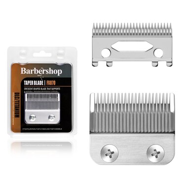 FX802G Replacement Blades for FX870 Clippers, Replacement Clipper Blades Compatible with Barberology FX870/FXF880/FX810/FX825/FX673N, Gold