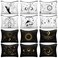 Amylove 12 Pieces Witch Tarot Zipper Pouch Bag Witch Tarot Cards Phase Bag Moon Crystals Cosmetic Witchy Purse Toiletry Aesthetic Gothic Makeup Pouch for Women