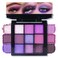 AMY'S DIARY Matte Shimmer Light Deep Purple Eye Shadow Palette Makeup,Eyeshadow Long Lasting Waterproof Cruelty-Free, 9 Blendable Shades in Smooth Finishes with Gorgeous Pearls for Girls (purple)