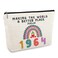 Happy 60th Birthday Gifts for Women Makeup Bag, Funny 1964 60 Year Old Birthday Decorations Gift Ideas for Grandma, Mom, Her, Wife, Sister, Aunt, Small Cosmetic Travel Bags for Mothers Day, Christmas