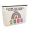 ancpeany 17th Birthday Decorations for Girls, Her, Teenage Girls, Sister, Daughter, Granddaughter, 2008 Funny 17 Year Old Girl Gift Ideas Makeup Bags, Cosmetic Travel Bag for 17th Birthday Gifts