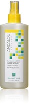 Andalou Naturals Sunflower &amp; Citrus Hair Spray, Brilliant Shine, 8.2 Oz Pack of 1