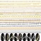 24 Strips Nail Art Chains, DIY Nail Jewelry Charms 3D Nail Chain Decor Gold Silver Metal Punk Pendant Nail Ornaments Line Nail Studs Charm for Women Design Nails Manicure Accessories (Style A+B)