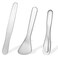 3 Pcs Mini Metal Cosmetic Spatula, Reusable Skin Care Spoon Beauty Scoop Spatula Multi-functional Facial Applicator Tool for Skin Care Creams Eye Cream Essences Beauty Accessories