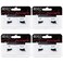 Ardell Accent Half Lashes 305, Natural Look Cat Eye False Eyelashes, Lightweight, Reusable, Black, 4 Pack