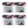 Ardell Double Up Individual Lashes - Short Black, Knot-Free Tapered Lash Clusters, Reusable False Eyelashes, DIY Eyelash Extensions, 4 Pack