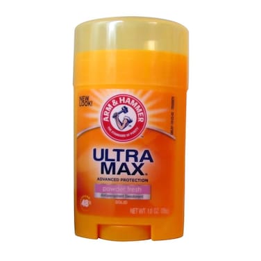 Arm &amp; Hammer Ultramax Powder Fresh Solid Antiperspirant Deodorant 1 Ounce 6 Pack