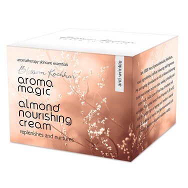 Aroma Magic Almond Nourishing Cream   Anti-Aging Facial Moisturizer   Restores Vitality   Reduces Fine Lines &amp; Wrinkles   Provides Soft Skin   1.76 Oz/50g