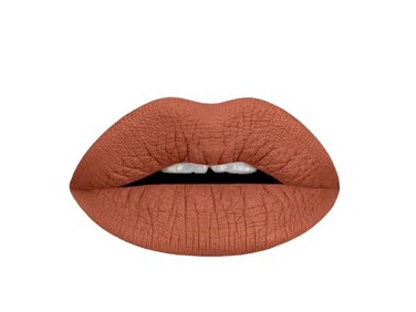 Aromi Matte Liquid Lipstick   Brown Nutmeg Lip Color, Long Wear, Transfer Proof, Paraben, Phthalate, + Gluten Free, Waterproof, Vegan (Dark Caramel)