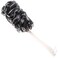 Back Scrubber for Shower, Loofah Long Handle Bath Body Brush, Soft Nylon Mesh Sponge On a Stick for Shower Men Women Kids Elderly, Exfoliating Scrub Cleaning Luffa for All Kinds of Skin(Black)