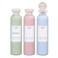 8.8oz 3Pcs Plastic Refillable Travel Shampoo and Conditioner Bottles Refillable Travel Bottle with Flip Cap Plastic Shampoo and Conditioner Bottles