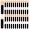 AUEAR, 50 Pack Disposable Eye Shadow Brush Sponge Tipped Oval Makeup Tool Dual Sides Cosmetic Applicator
