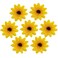 AUEAR, 12 Pack Sunflower Alligator Clips, 1.8 inch Flower Duckbill Hair Barrettes for Women Girls Beach Summer Party