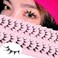 10 Pairs Manga lashes C Curl Mink Wispy Spiky 3D Volume Cosplay Japanese Style Anime Makeup Waterpoof Look Like Individual Lash Cluters Extension Natural Look Stirps Eye Lashes (11)