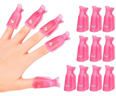 Nail Clips for Polish Removal 10Pcs, For Nail Clips of Acrylic Nail Remover &amp; Soak Off Gel Polish Remover, For Nail Polish Remover Soak Off Clips, Nail Remover Clips Acrylic Nail Remover Kit Soak Off