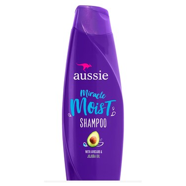 Aussie Paraben-Free Miracle Moist Shampoo for Dry Hair, Avocado &amp; Jojoba, 360ml, Pack of 6