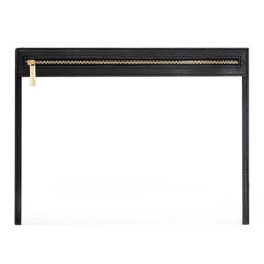 Aveniee Clear Zipper Pouch for Travel, Makeup Bag TSA Approved, Large Cosmetic Bag Organizer, Portable Waterproof Toiletry Bag Transparent PVC Bag Clutch Purse for Women Men