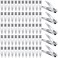 100-Pack Nail Clippers Bulk Toenail Fingernail Clippers Pack, Sturdy Stainless Steel Finger Toe Nail Clipper Curved Blade,Portable Mini Nail Cutter Set for Men Women Homeless Care Supplies