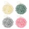 Bath Loofah Sponge, 60G Shower Loofah Exfoliating Body Scrubber Sponge, 4 Count Bath Mesh Pouf Ball for Women and Men (Light Color)