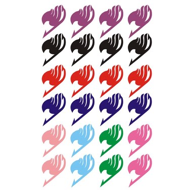 AwwwCos Fairy Tail Lucy Heartfilia Natsu Dragneel Halloween Cosplay Temporary Tattoos Tattooing Body Stickers for Costumes