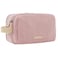 BAGSMART Toiletry Bag for Women, Cosmetic Makeup Bag Organizer, Travel Bag for Toiletries, Dopp Kit Water-resistant Shaving Bag for Accessories, Pink-Large