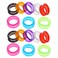 balacoo Scissor Finger Rings: 16pcs Hair Grooming Shear Finger Inserts Silicone Clipper Grips Salon Ring Finger Protectors Scissor Parts for Hair Stylists Barbers