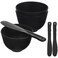 Baluue 3 Set Diy Face Mask Mixing Bowl and Applicator Tool Kit, Silicone Bowl and Spatula for Homemade Jelly Face Masks, Perfect for Esthetician Supplies and Home Spa