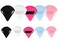10PCS Triangle Powder Puff with Finger puff,mini Makeup puff,Soft Velour Face Makeup Puff for Loose Powder Mineral Powder Body Powder,Wet and Dry Cosmetic Foundation Makeup Tools(5 Color 1 Set)