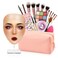 Silicone Makeup Practice Board - Full Face Mannequin with Makeup Kit, Face Gems, Brushes - Perfect for Beginners &amp; Professionals