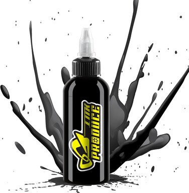 BaodeLi 1 Bottle Tattoo Ink Super Black Ink Pigment Set Kits Body Arts Black Professional Beauty Permanent Makes Up Paints (30ML)