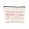 God Says You are Preppy Stuff Pink Coquette Bow Makeup Bag, Coquette Accessories,Christian Gifts for Women, Cute Bag, Trendy Makeup Bag, Preppy Christmas Stuff,Cute Makeup Pouch