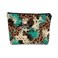 Cow Print Makeup Bag - Cowgirl Gifts for Women