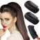 Bump It Up Volume Hair Base - Invisible False Piece, Fluffy Pad Styling Tool, Increased Volume Insert for Natural Extensions and Hairstyles, DIY Accessories for Women Girls 2 Pieces (Dark Brown)