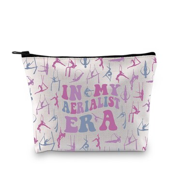 BDPWSS Aerial Silks Dancer Gift Aerial Yoga Lover Gift Aerialist Yogi Dance Gift In My Aerialist Era Aerialist Makeup Bag (My Aerialist bag)