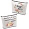 BDPWSS Grandma Of The Bride Makeup Bag Grandmother Gift From Granddaughter Thank You For Your Constant Love And Support Travel Pouch For Grandma (Grandma Of Bride)