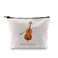 BDPWSS Cello Gift Cello Player Gift Cello Music Teacher Gifts Just Cellin&rsquo; Funny Cello Makeup Bag Cellist Musician Gift (Just cellin bag)