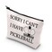 BDPWSS Pickleball Makeup Bag Pickleball Lover Gift Pickleball Player Gift Sorry i Can't i Have Pickleball Zipper Pouch For Pickleball Fans Gift (Have pickleball)